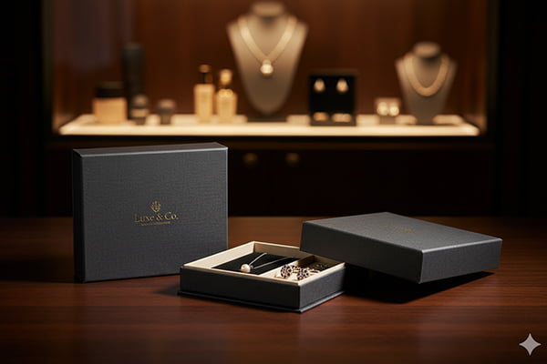 Elegant tray and sleeve boxes for premium presentation